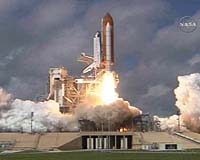 Space shuttle Endeavour blasts off from Cape Canaveral