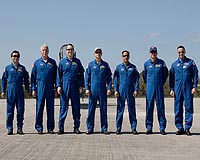 STS-119 Astronauts Arrive For Launch
