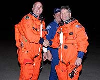 Atlantis Crew And Launch Team Prep For STS-122