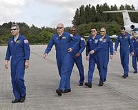 Crew Arrives For Atlantis Launch