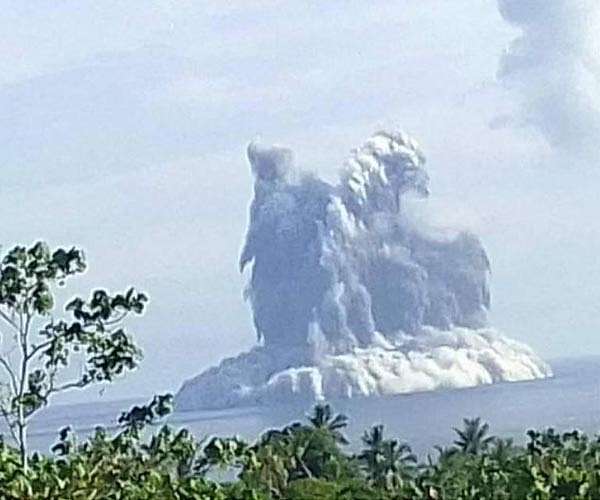 New island emerges near Japan after underwater volcanic explosions
