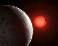 Super-Earths discovered orbiting nearby red dwarf