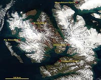 Scientists use satellites to spot Svalbard avalanches