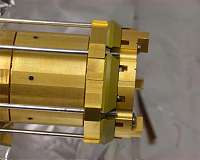 First observation of the hyperfine splitting in antihydrogen