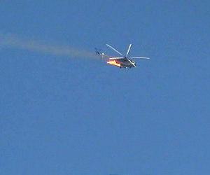 Syria rebels use new arms to down chopper