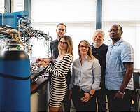 Fixation of powder catalysts on electrodes