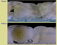 Particles Discolor Saturn's Inner Icy Moons