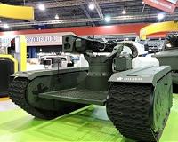 Milrem displays THeMIS modular unmanned ground vehicle