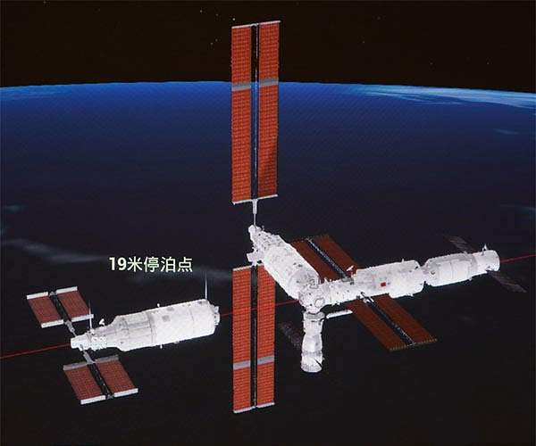 China's Mengtian lab module docks with space station combination
