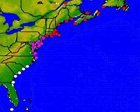 Sea level spiked for 2 years along northeastern North America