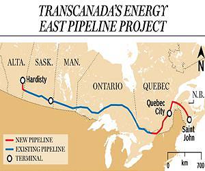 Major west-to-east oil pipeline proposed in Canada