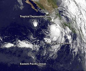 Storm Erick leaves two dead, two missing in Mexico