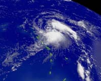 Tropical storm Bertha forms in Atlantic