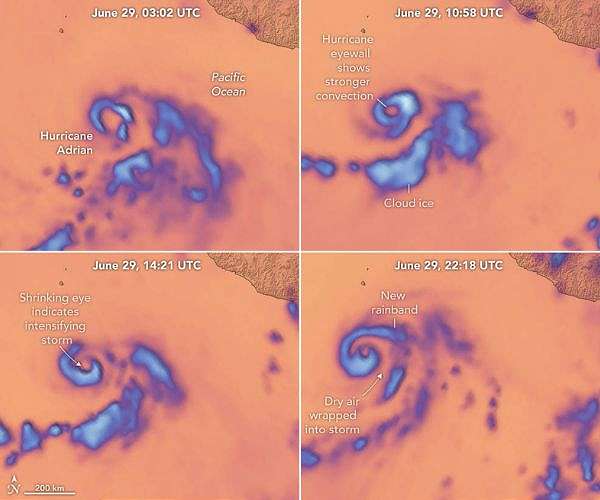 NASA's TROPICS Offers Multiple Views of Intensifying Hurricanes