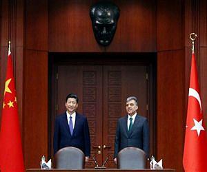 Chinese leader begins Turkey talks amid Uighur protests