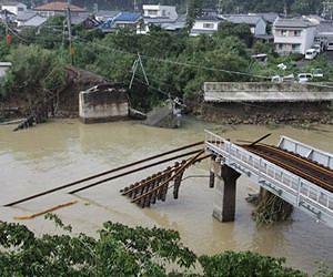 Grim search after 37 die in Japan typhoon