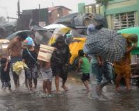 At least three dead, six missing, as storm hits Philippines