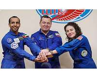 Stars in its eyes, UAE celebrates its first astronaut in space