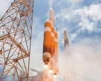 United Launch Alliance uses world's largest rocket to send spy satellite into space