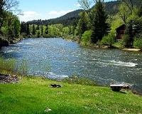 Air pollution increases river-flows