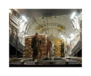 Military's aid operations help promote US interests