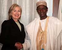 Clinton improves ties with Nigeria