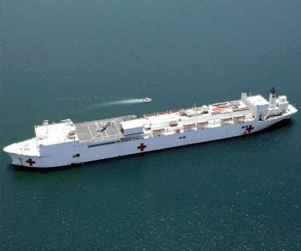 Wounded Gazans get medical care on French hospital ship