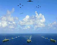 US resumes Afghanistan flights from carrier
