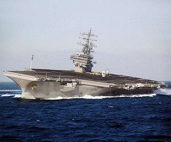 Reagan carrier in Middle East to assist with Afghanistan drawdown