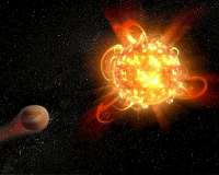 ASU astronomers catch red dwarf star in a superflare outburst
