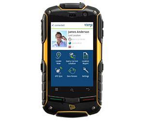 Mobile GPS Tracking capability on JCB ruggedized mobile phones