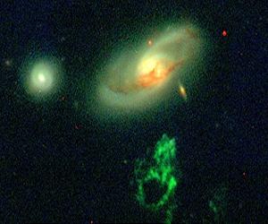 Cosmic Curiosity Reveals Ghostly Glow Of Dead Quasar