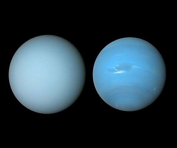 Uranus and Neptune may be rock rich worlds