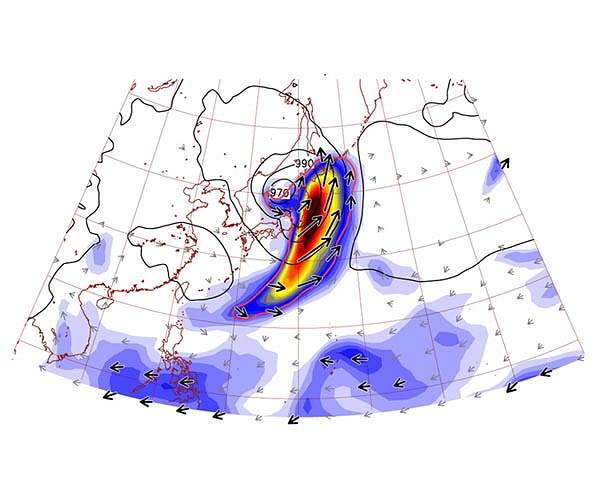 Rivers in the sky likely to drench East Asia under climate change