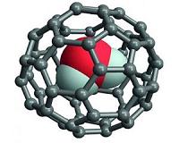 Water caged in buckyballs