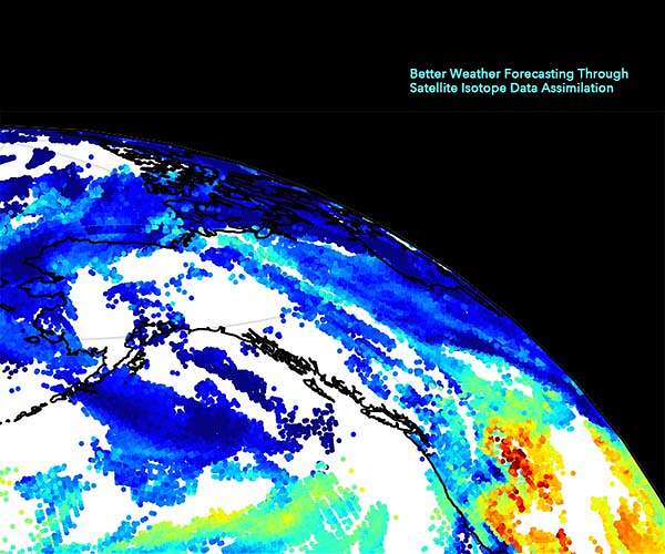 Better weather forecasting through satellite isotope data assimilation