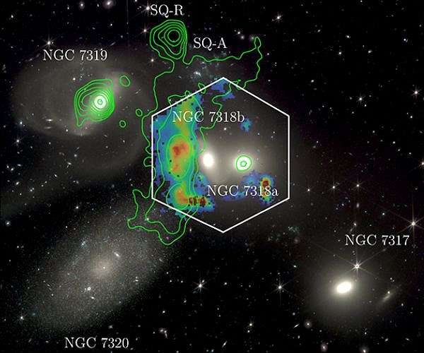 WEAVE's first results illuminate galactic collisions in Stephan's Quintet