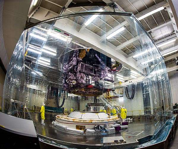 Webb placed on top of Ariane 5
