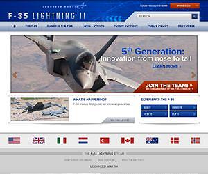 Lockheed Martin Launches New F-35 Website