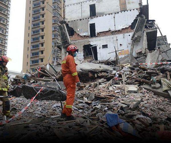 Two dead in central China building collapse