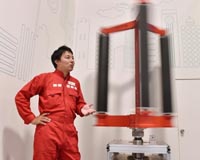 Japan scientist eyes energy burst from 'typhoon turbine'