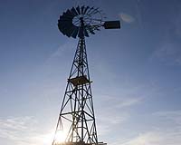 Windmill uses wind power for desalination