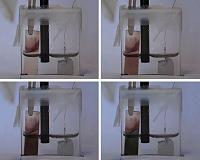 Self-shading windows switch from clear to opaque