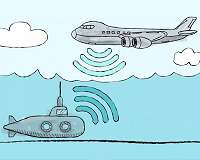 Wireless communication breaks through water-air barrier