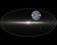 X marks the spot at the center of the Milky Way galaxy