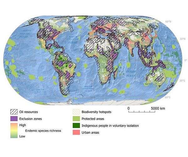 Mapping the World's Off-Limits Oil to Meet Paris Agreement Goals