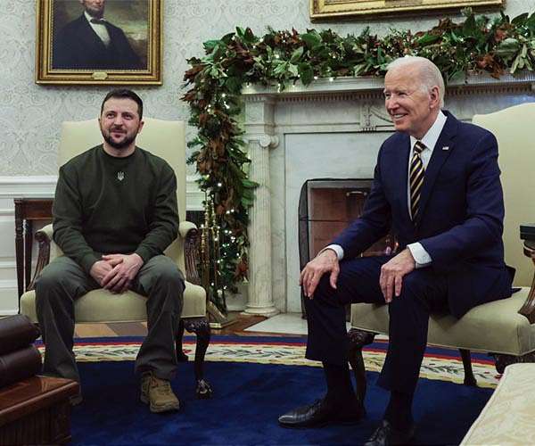 Biden absence from Ukraine peace summit would be like 'applauding Putin': Zelensky