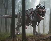 Paleontologists uncover largest-ever T. rex fossil